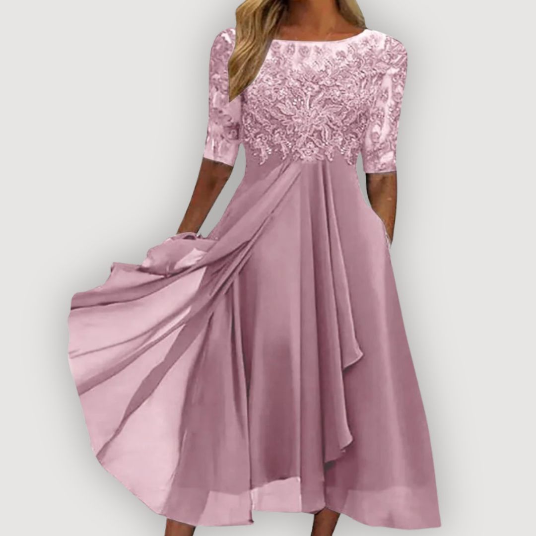 Maria | Vestido Elegante de Chifón