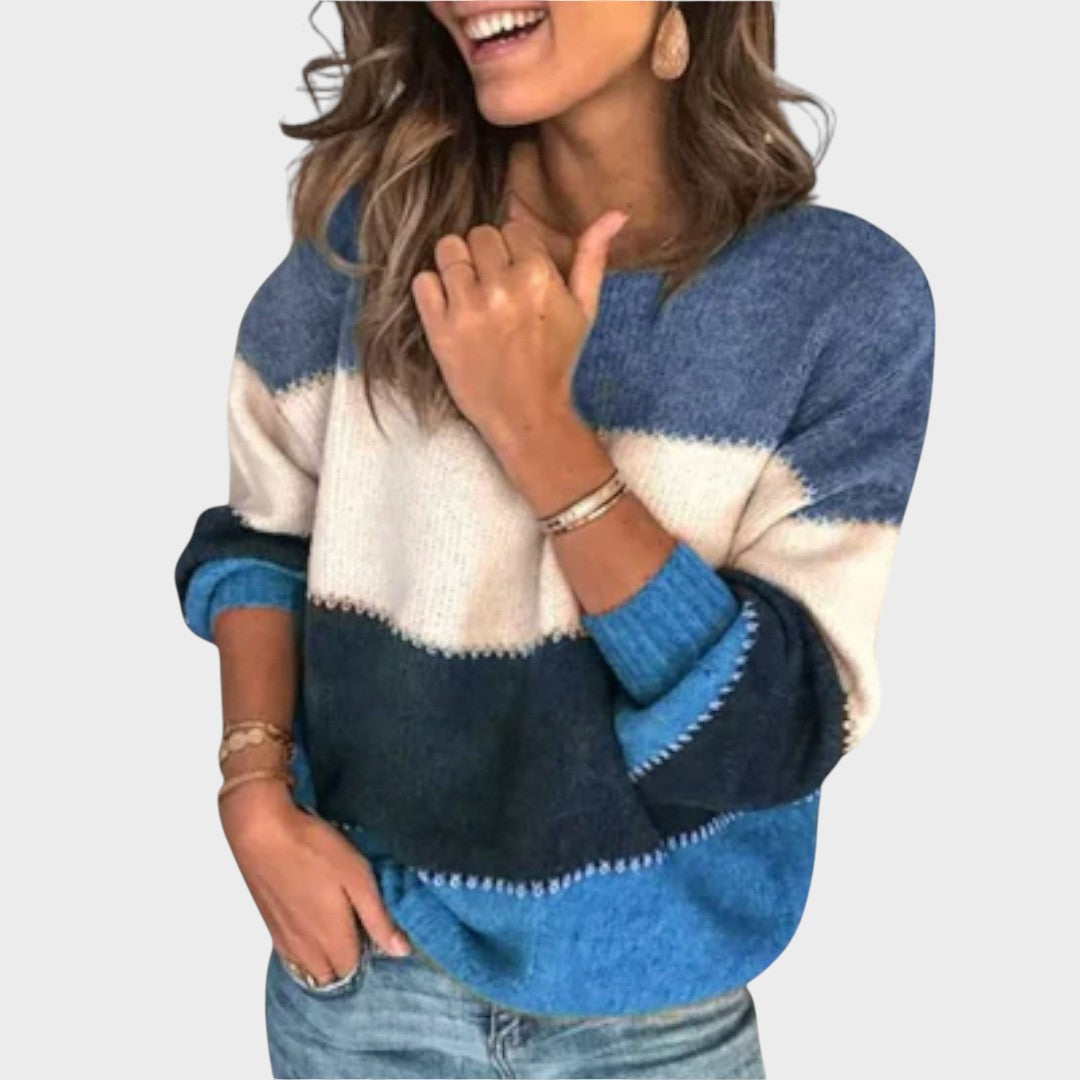 Marília™ | Suéter de Punto con Rayas