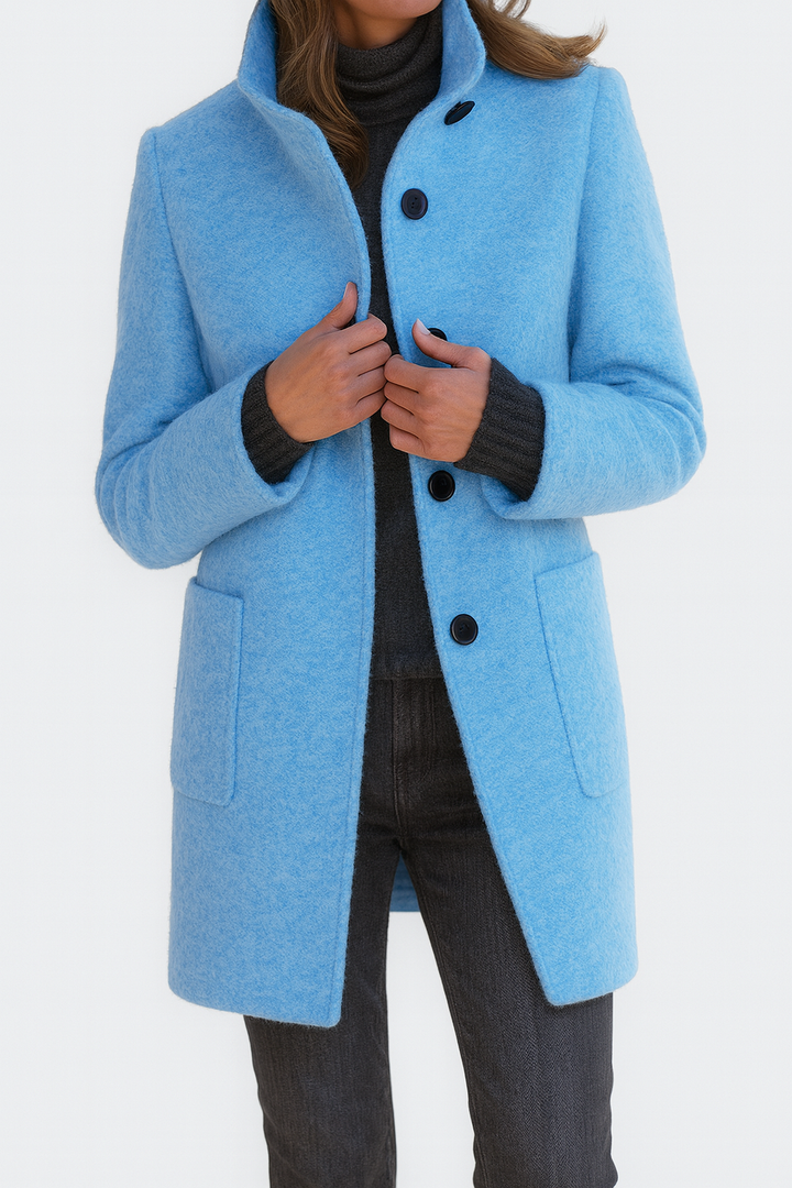 Soledad™ | Abrigo elegante con cuello alto