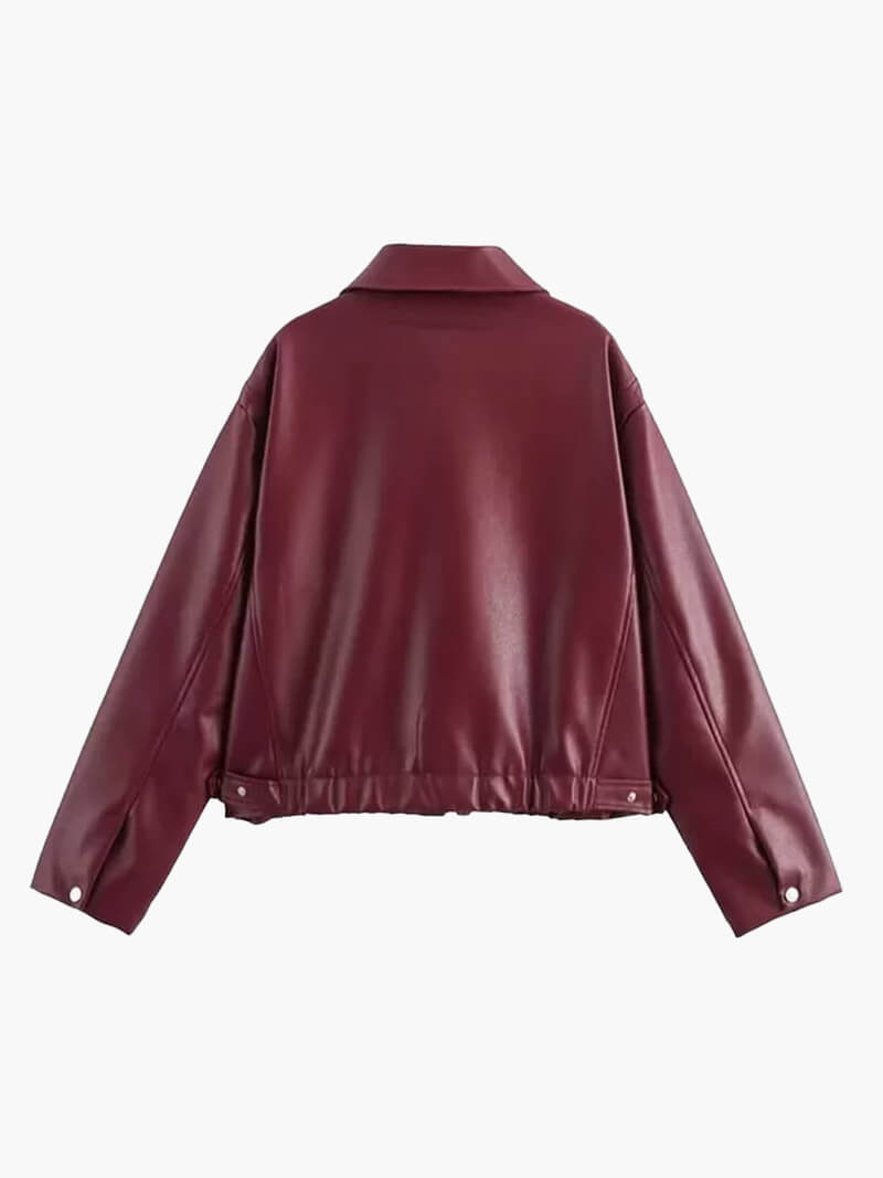 Ana - Bomber de cuero