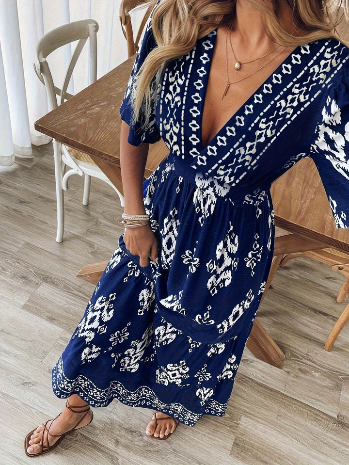 Eloria™ - Vestido maxi boho vintage