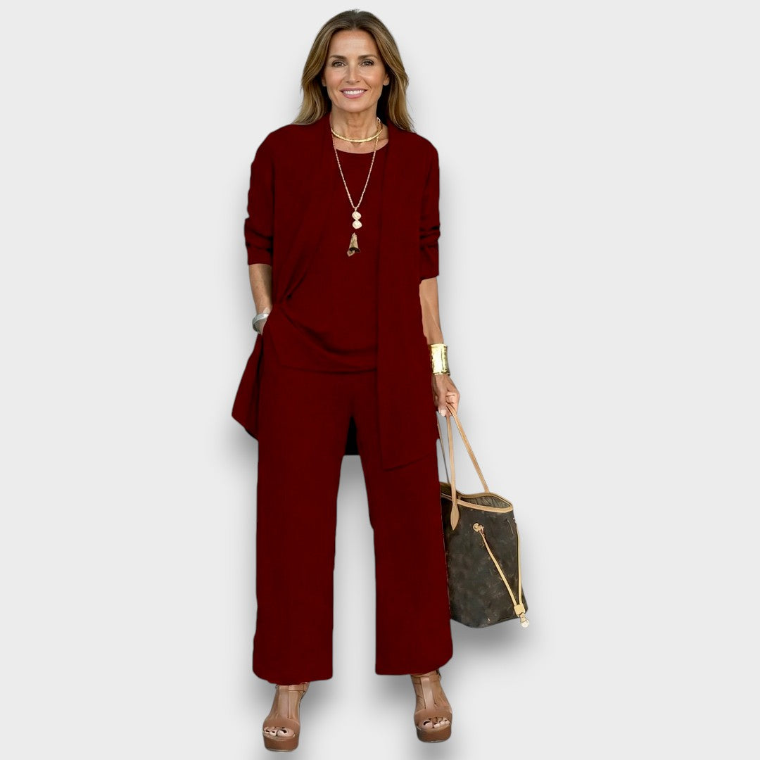 Vivienne - Conjunto Minimalista de 3 Piezas