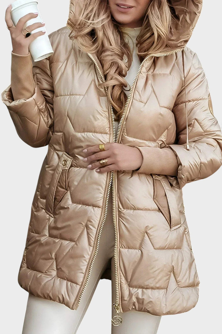 Carmen™ | Abrigo de invierno elegante con capucha