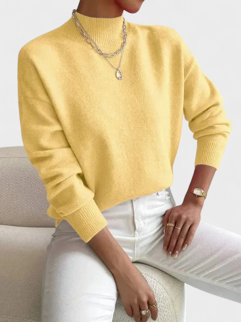 Petra™ | Jersey elegante de cuello alto